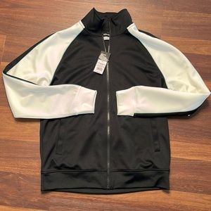 Original use, men’s track jacket black/white/green